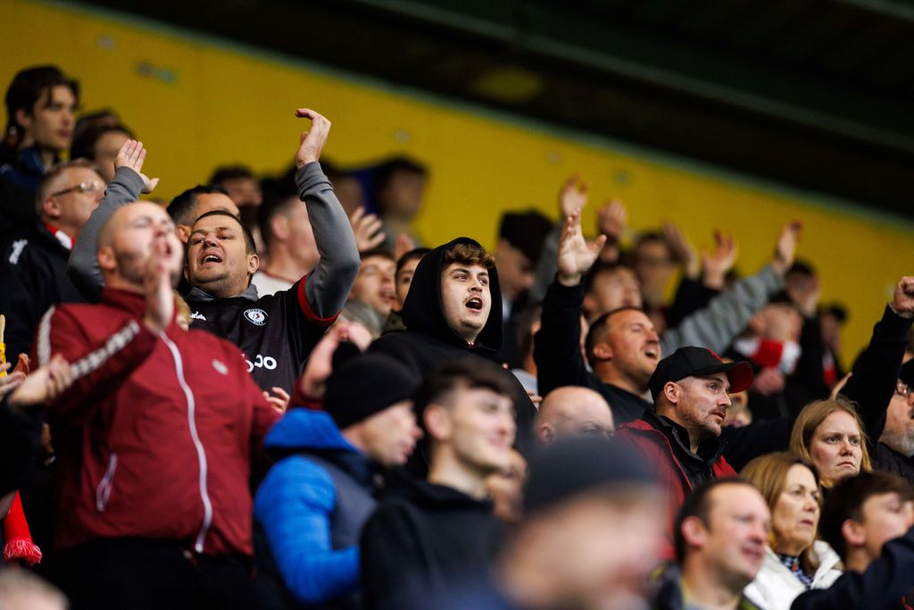 Fan Gallery: Cider Army at Deepdale - Bristol City FC