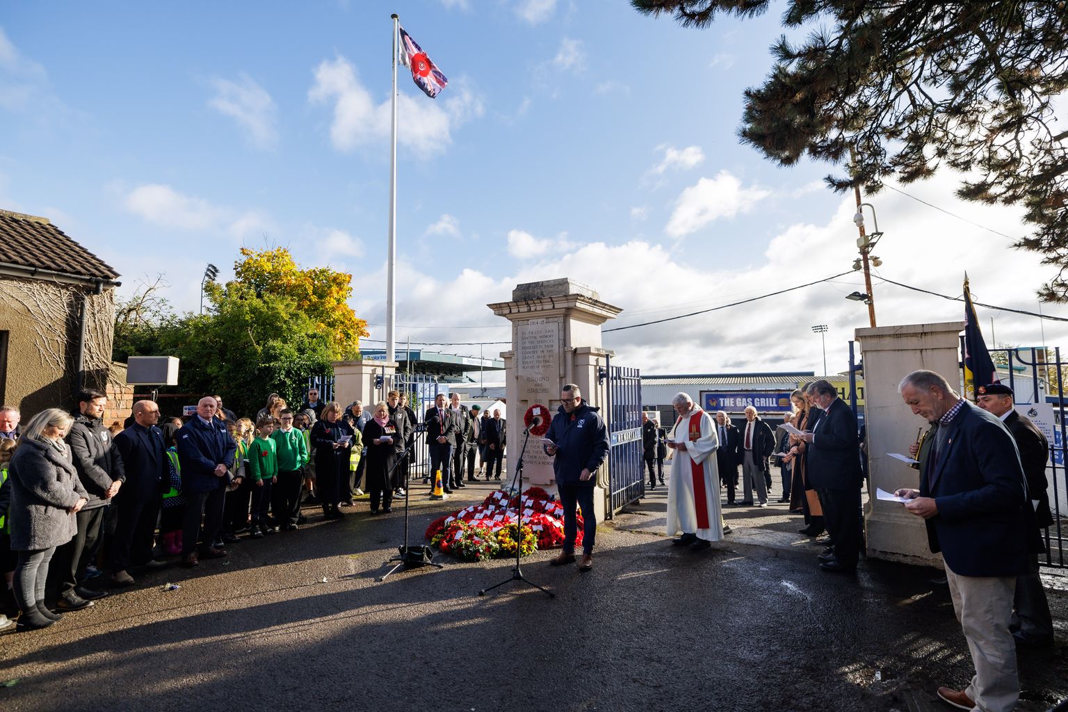 Gallery Service of Remembrance at the Memorial Stadium Bristol Bears