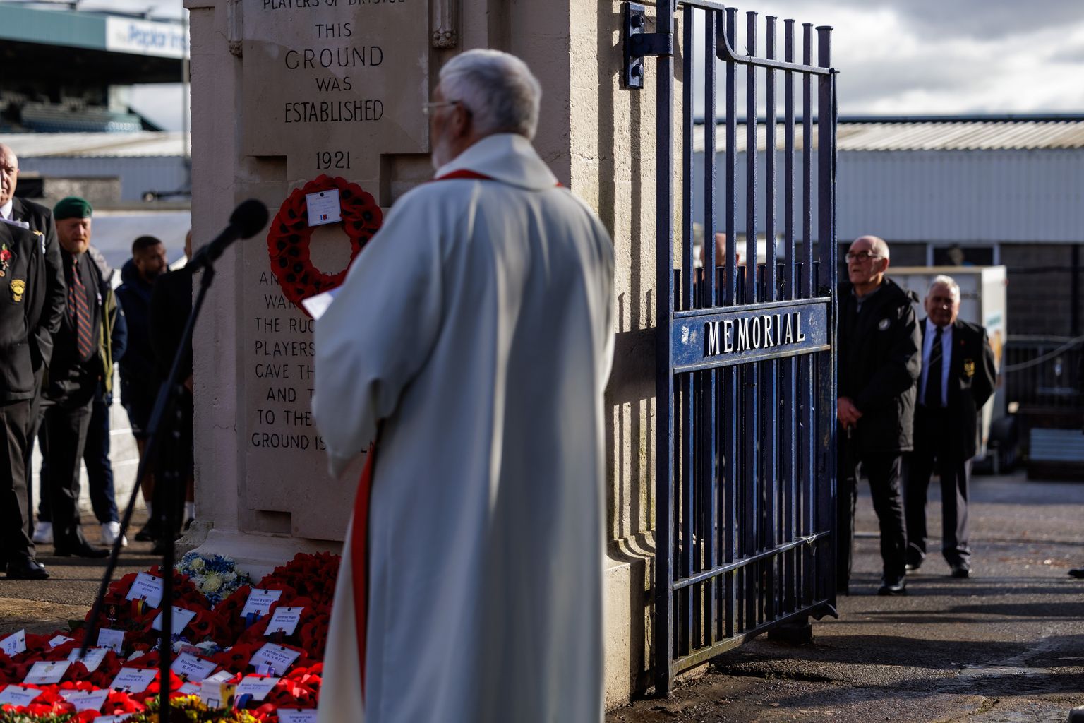 Gallery Service of Remembrance at the Memorial Stadium Bristol Bears