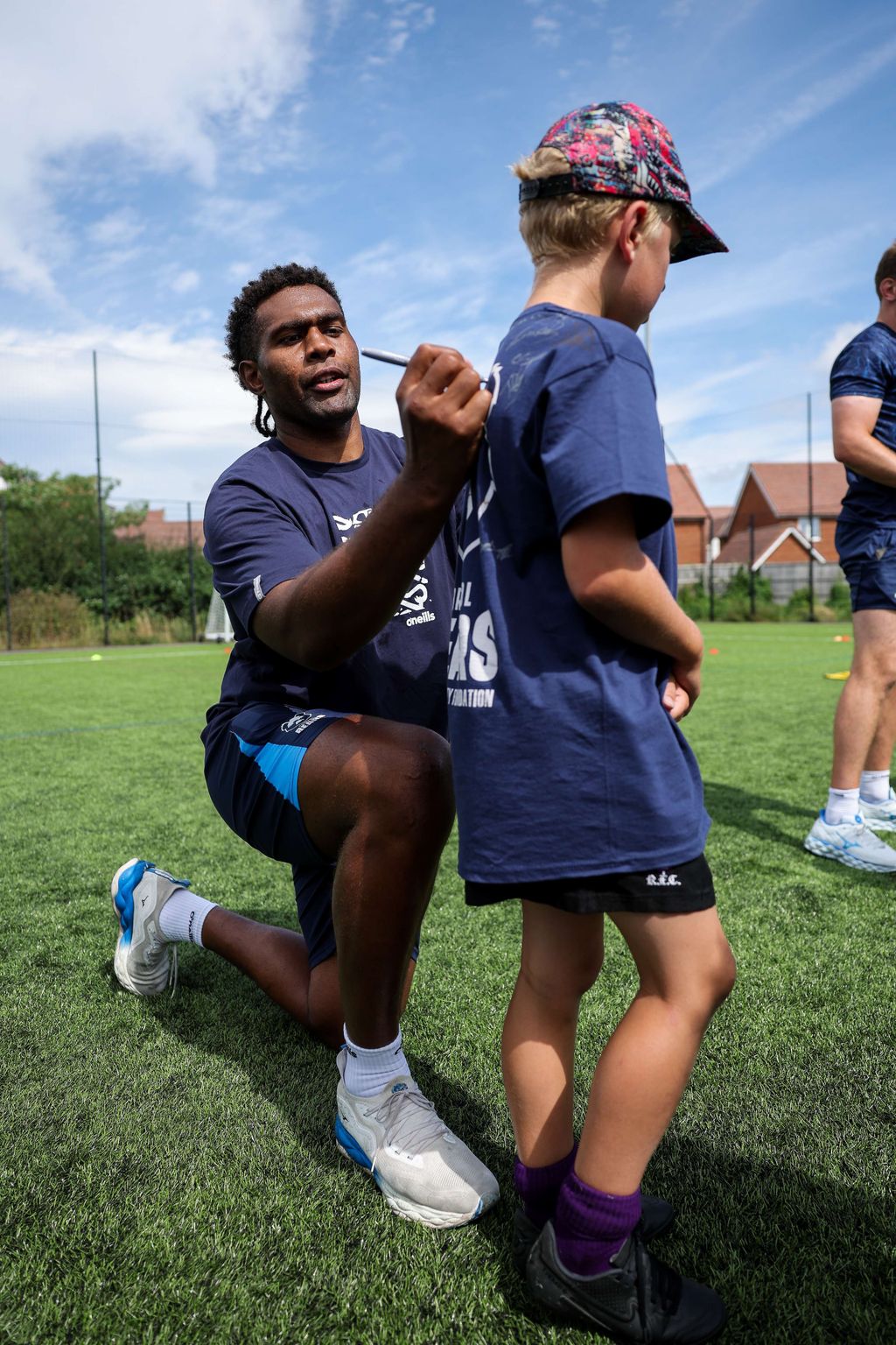 Bears squad visits Foundation camp at Lockleaze - Bristol Bears Rugby