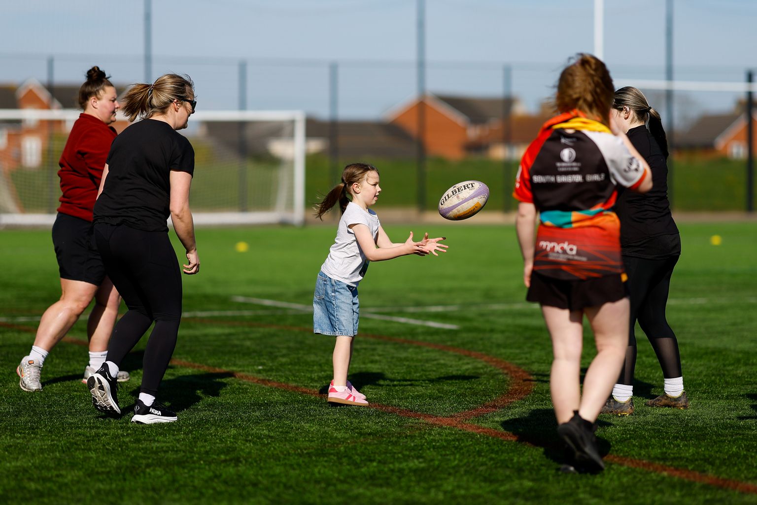 Women’s rugby celebration as World Cup Trophy visits Lockleaze ...