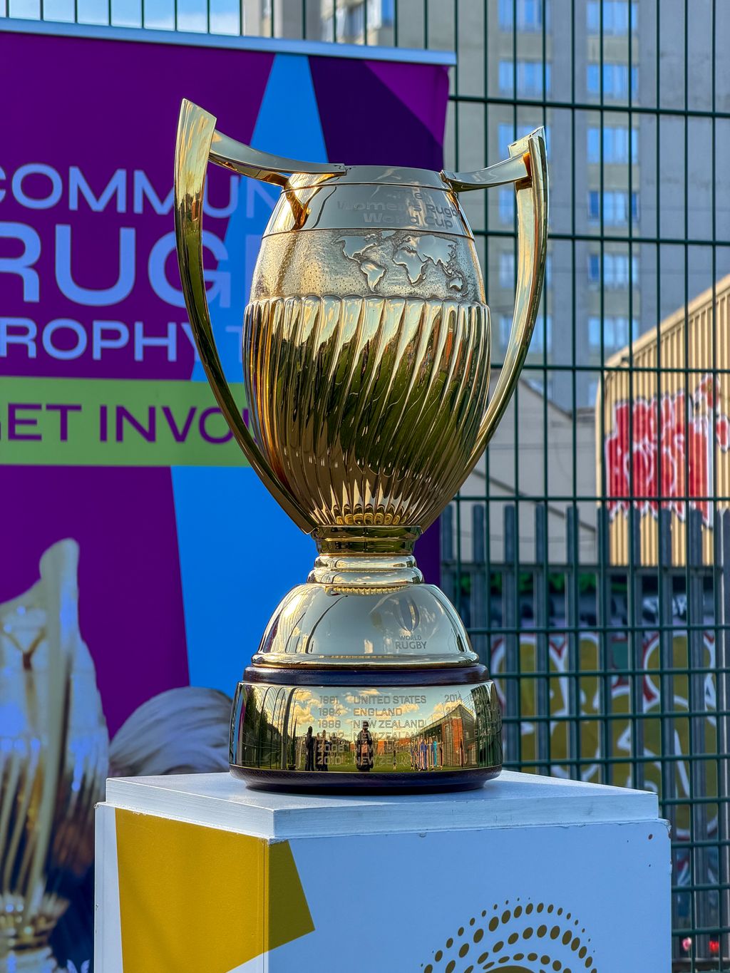 Foundation hosts Trophy Tour event at City Academy - Bristol Bears Rugby