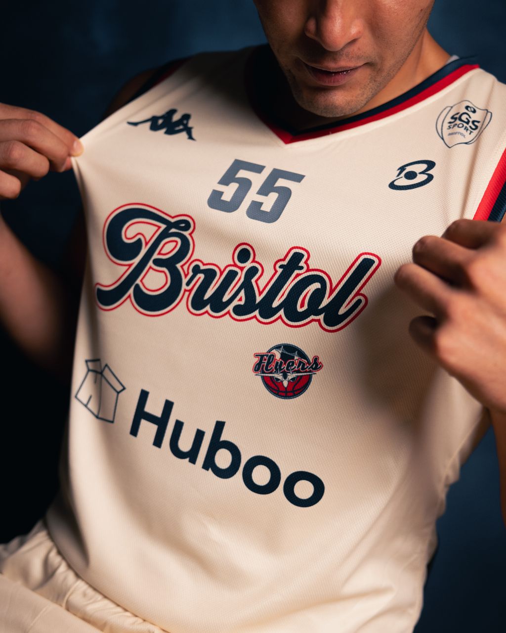 Bristol Flyers Basketball Jersey Spalding Training England Reversible Shirt